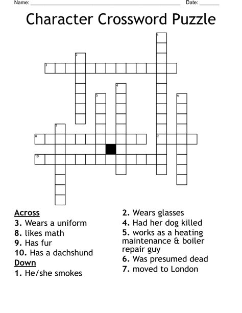 Dr. . Wharton title character crossword